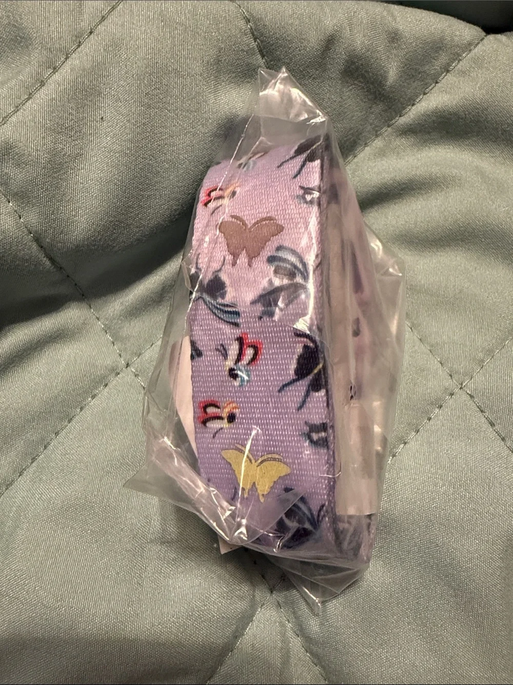 Lavender Butterfly wide lanyard with speed clip Vera Bradley🦋
